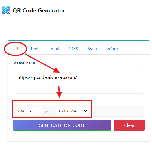 Enter website or social link